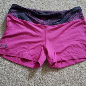 Under armour spandex shorts